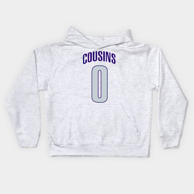 DeMarcus Cousins Lakers Kids Hoodie by Cabello's